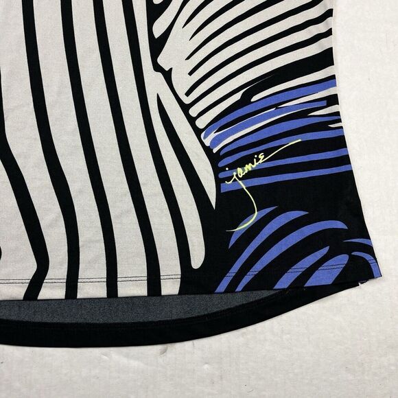Jamie Sadock Performance Golf Shirt Printed Buckle Short Sleeve Top Size SMALL - Picture 10 of 11
